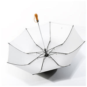 Parapluie droit numérique 8K de 27 pouces à bas prix, monocouche, semi-automatique, pliable en 2, avec logo personnalisé, poignée en EVA et cadre en acier - Product Image 6