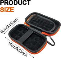 Étui de protection portable étanche en EVA pour disque dur SSD, pochette de rangement pour SanDisk Extreme SSD (couleur personnalisable) OEM/ODM disponible