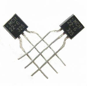 Nuevo Tiristor Original de Bajo Precio, Rectificador Controlado por Silicio (SCR) MCR22-6RLRAG 1.5A 400V TO-92 - Product Image 1