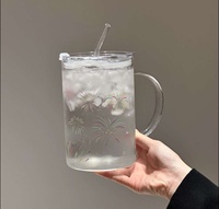 Pichet ménager Xinboyuan en verre borosilicate double paroi, résistant aux basses températures, compatible lave-vaisselle et micro-ondes