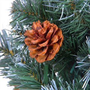 Árbol de Navidad de PVC con Piñas, Decoración de Árbol de Navidad con Puntas Blancas para Eventos en Centros Comerciales - Product Image 2