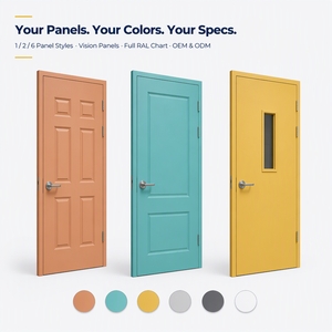 Puerta Antirrobo y Contra Incendios de Acero de Alta Calidad Mexin con Certificado UL, Acabado con Apertura Lateral, para Uso <span class=keywords><strong>en</strong></span> Viviendas y Apartamentos - Product Image 5