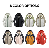 Gros Hiver 3 en 1 Polaire Doublure Escalade Randonnée Camping Amovible Coupe-vent Manteau Imperméable Logo Personnalisé Veste Extérieure