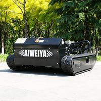 Tondeuse robotisée à gaz haute puissance en gros, machine intelligente télécommandée pour l'aménagement paysager extérieur et les parcs