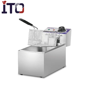 Produits chauds Les friteuses électriques continues motorisées à température contrôlée sont utilisées dans les aliments de rue ou les chariots alimentaires pour PME - Product Image 3