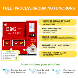 Mesin cuci anjing dan kucing otomatis portabel, mesin penjual layanan mandiri untuk perawatan produk mandi untuk hewan kecil - Product Image 2