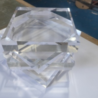 Verre acrylique extra épais Jingruite 50 mm pour projets d'aquariums géants |   Services de découpe et de pliage de blocs en PMMA transparent de qualité optique