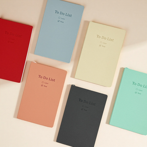 Cuaderno de diario de tapa dura de cuero PU A5 B6 promocional Impresión personalizada para hacer la lista - Product Image 1