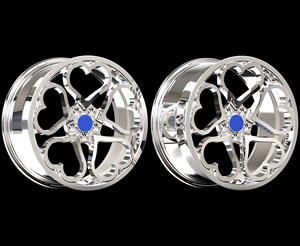 Cerchi in Lega Forgiati Rosa Sweet <span class=keywords><strong>Heart</strong></span> Vendita Diretta dalla Fabbrica 18-22 Pollici PCD 5x120 Nuovi con ET 30mm 35mm 40mm - Product Image 5