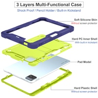 Housses de tablette anti-rayures, résistantes aux chocs et aux impacts pour enfants et usage professionnel pour Xiaomi Pad 6/Xiaomi Pad 6 Pro 11 pouces