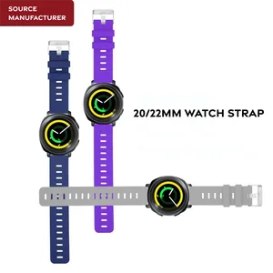 20毫米22毫米表带，适用于Amazfit GTS 4/GTR 4/<span class=keywords><strong>3</strong></span>/<span class=keywords><strong>2</strong></span>迷你/专业/平衡透气运动硅胶手链，适用于华为GT 4/2e表带 - Product Image 2