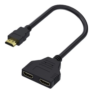 Cable adaptador divisor HDMI-Divisor HDMI 1 en 2 salidas para soporte HDMI dos televisores al mismo tiempo 1080P 30cm - Product Image 2