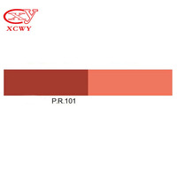 Pigment rouge à base d'eau 101, pâte de couleur à l'oxyde de fer pour peinture murale intérieure et extérieure, revêtement de sol, coloration du ciment