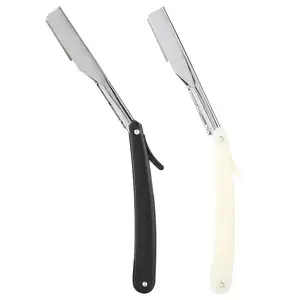 Manuelle Rasierer Profi Barber Razor Folding Gerade Rand Haar Clipper Salon Mit Klinge Rasieren Rasiermesser Friseur Werkzeuge