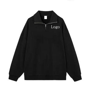 Ensemble sweat à capuche personnalisé uni noir délavé pour hommes survêtement pour hommes ensemble sweatshirt à capuche streetwear - Product Image 4