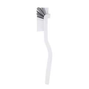 Bent Head Cleaning Brush Steel Wire White Multi Functional Kitchen Sink Stove Crevice Brush - Product Image 1