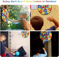 Jeu de fléchettes d'intérieur pour enfants, sécurité professionnelle personnalisée, jeu de jouets en tissu, balle collante