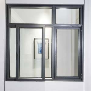 Fenêtre coulissante à double vitrage sur mesure, fenêtre coulissante en verre pour cuisine, fenêtre coulissante en aluminium avec moustiquaire pour salle de bain et cuisine - Product Image 1