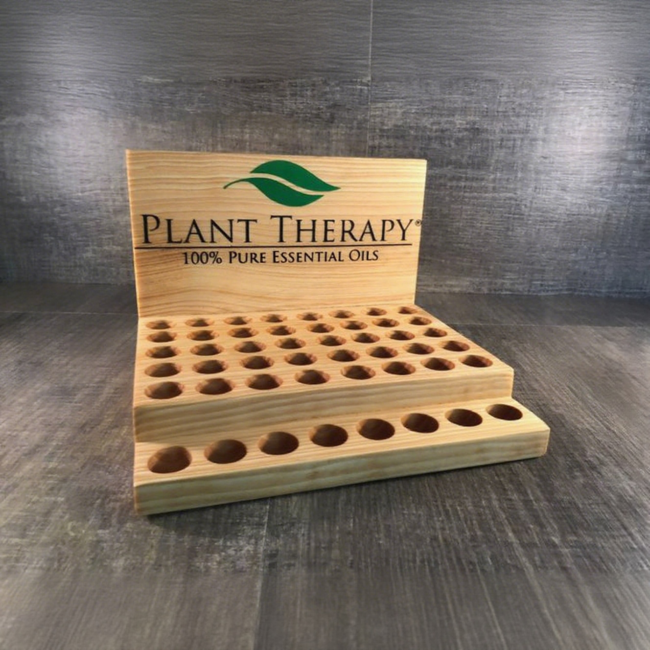 Apache Custom Counter Wood Essential Oil Display Stand for Skincare Store — view 4