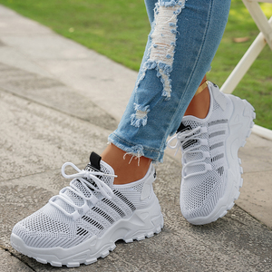 <span class=keywords><strong>Scarpe</strong></span> da <span class=keywords><strong>Donna</strong></span> Sportive Casual per Signore Stile Passeggio <span class=keywords><strong>Scarpe</strong></span> alla Moda con Tomaia in Maglia Allacciatura Traspirante Estive Taglie Grandi fino al <span class=keywords><strong>43</strong></span> - Product Image 5