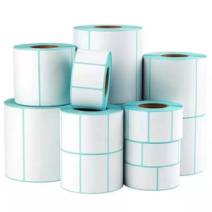 Recyclable Custom Thermal <b>Labels</b> Self-Adhesive Thermal <b>Waterproof</b> 260 Per Roll Specialty Paper Promotion - Product Image 4