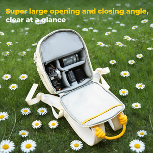 Sacs à bandoulière pour appareil photo K&F Concept, légers, imperméables, adaptés aux appareils photo <span class=keywords><strong>Fujifilm</strong></span> Canon R50 Sony ZVE10, pour femmes - Product Image 5