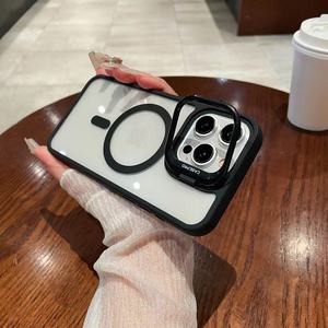 เคสโทรศัพท์ iPhone 16 PRO MAX, เคสแม่เหล็กดูด2-in -1ที่ครอบเลนส์ป้องกันสำหรับ iPhone 15 14 13 12 11 - Product Image 1
