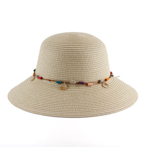 Chapeau de paille <span class=keywords><strong>Panama</strong></span> à large bord pour femme, pliable, doux et respirant, idéal pour l'été 2026, les voyages et la plage - Product Image 5