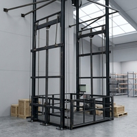 Nouvel élévateur de fret hydraulique fixe à rail en acier 380V, grande capacité, pour manutention de matériaux, chaîne, mine, entrepôt, levage électrique