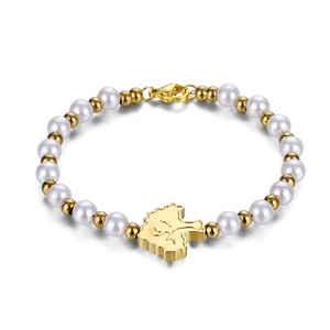 Pulsera de Perlas de Madreperla Personalizada al por Mayor, Accesorios de Joyería para Mujer, Pulsera de Perlas - Product Image 1