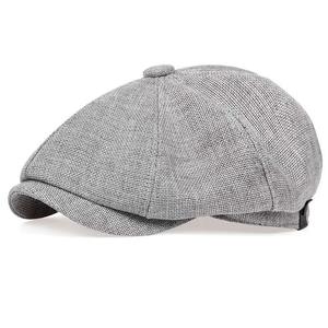 Gorra Newsboy para Hombre, 8 Paneles, Tweed, Estilo <span class=keywords><strong>Taxi</strong></span>, Espiga, Gatsby, Gorras Planas - Product Image 2