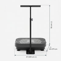 Plateforme vibrante de 200W certifiée CE FCC, en PP, verticale, écologique, 1-99 vitesses, pour usage domestique, amincissement corporel, OEM ODM, vente en gros