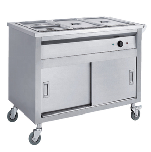 Equipo de Cocina para Restaurantes, Equipo de Buffet, Baño María Eléctrico, Calentador de Alimentos con Exhibidor para Catering - Product Image 4