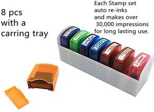 Timbres de vœux pour enseignants, vœux à encreur automatique, pour tester la <span class=keywords><strong>Motivation</strong></span> des enseignants, vœux à domicile, pour les célébrations, 8 pièces, offre spéciale - Product Image 5