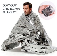Fournitures de plein air de qualité supérieure randonnée produits de camping couvertures d'urgence couverture en feuille d'espace thermique Mylar pour les activités de plein air