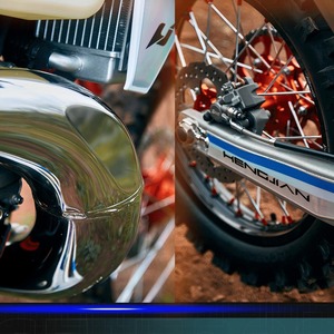 Motocicleta de motocross Hengjian S7 Z300 de 300cc y 2 tiempos a gasolina - Product Image 4