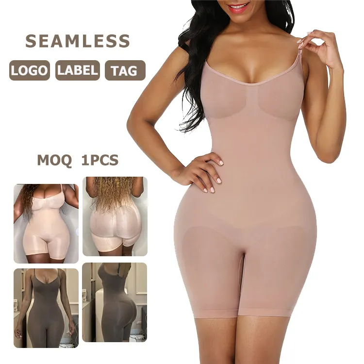 HEXIN artı boyutu Shapewear karın kontrol vücut şekillendirici kadınlar için yüksek elastikiyet Slimmer dikişsiz Shapewear tam vücut şekillendirici