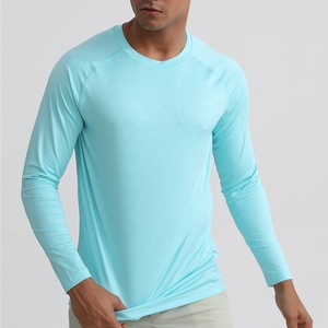 <span class=keywords><strong>Camiseta</strong></span> Deportiva de <span class=keywords><strong>Manga</strong></span> <span class=keywords><strong>Larga</strong></span> para <span class=keywords><strong>Hombre</strong></span>, de Alta Calidad, Color Sólido, Ligera, Transpirable, de Secado Rápido, para Gimnasio y Running - Product Image 4