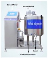 Pot de pasteurisation de lait de haute qualité 1000L 500L 200 litres pasteurisateur de lait réservoir de pasteurisateur de lait