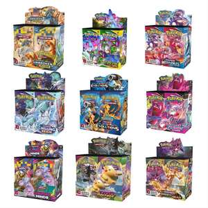 36 Paquetes de 360 Cartas/caja, Juego de Cartas Coleccionables del Equipo Inglés Scarlet&Violet, Cartas GX EX 151 de Pokémon, Caja de Sobres, Juego de Mesa de Dibujos Animados para Niños - Product Image 3