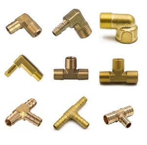 90 độ nam khuỷu tay ống phù hợp giả mạo đồng thau 90 độ góc phải 3/4 "NPT Nam x 3/4" NPT nam - Product Image 1