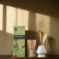 Fouet Matcha en bambou de haute qualité Ensemble de brosses Matcha faites à la main personnalisable Kit de démarrage pour les amateurs de café et de thé avec logo personnalisé
