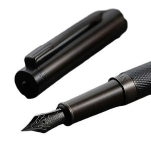 Vendita calda nero foresta metallo Extra Fine pennino bellissimo albero Texture eccellente regalo di scrittura promozionale penna <span class=keywords><strong>stilografica</strong></span> - Product Image 1