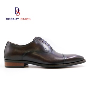 Chaussures pour hommes en cuir véritable de haute qualité, fabriquées à la main en Italie, avec logo personnalisé, lacets, confortables, légères, respirantes, pour le bureau et la carrière, automne - Product Image 4