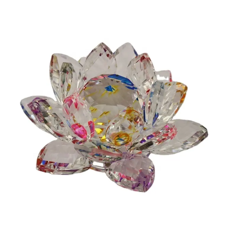 Dekorasi Kristal Lotus/Bunga Lotus Buatan Tangan/Bunga Lotus Kristal Buatan Cina