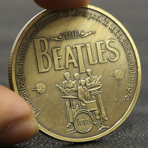 Wowei Rock Band britannica cantante <span class=keywords><strong>chitarrista</strong></span> moneta commemorativa antico bronzo fusione incisione monete metalliche - Product Image 6