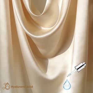 Taie d'oreiller en <span class=keywords><strong>tissu</strong></span> de soie de qualité 6A de 25 mm avec 100 % d'acide hyaluronique, prix de gros, réduction - Product Image 1