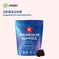 Complément alimentaire en gommes au magnésium GABE, vente en gros, santé osseuse et soutien immunitaire pour adultes, durée de conservation de 24 mois