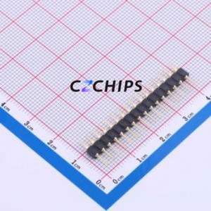 PZ254-1-16-Z-C Pin Header Through hole Component (THT),P=2.54mm Connector 1x16P 2.54mm Round Pin Through Hole - Product Image 2