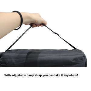 NUEVO Asiento <span class=keywords><strong>de</strong></span> estadio acolchado cómodo Respaldo ajustable Silla <span class=keywords><strong>de</strong></span> piso plegable para interiores al aire libre con correa <span class=keywords><strong>de</strong></span> transporte - Product Image 6